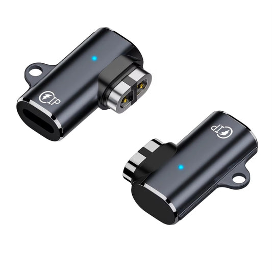 For Shokz Bone Conduction Bluetooth Earphone Charging Conversion Adapter, Interface:8 Pin Side Bend by buy2fix