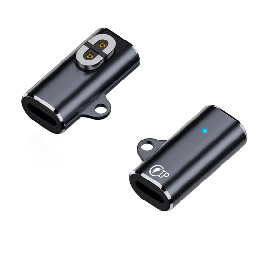 For Shokz Bone Conduction Bluetooth Earphone Charging Conversion Adapter, Interface:8 Pin Elbow by buy2fix