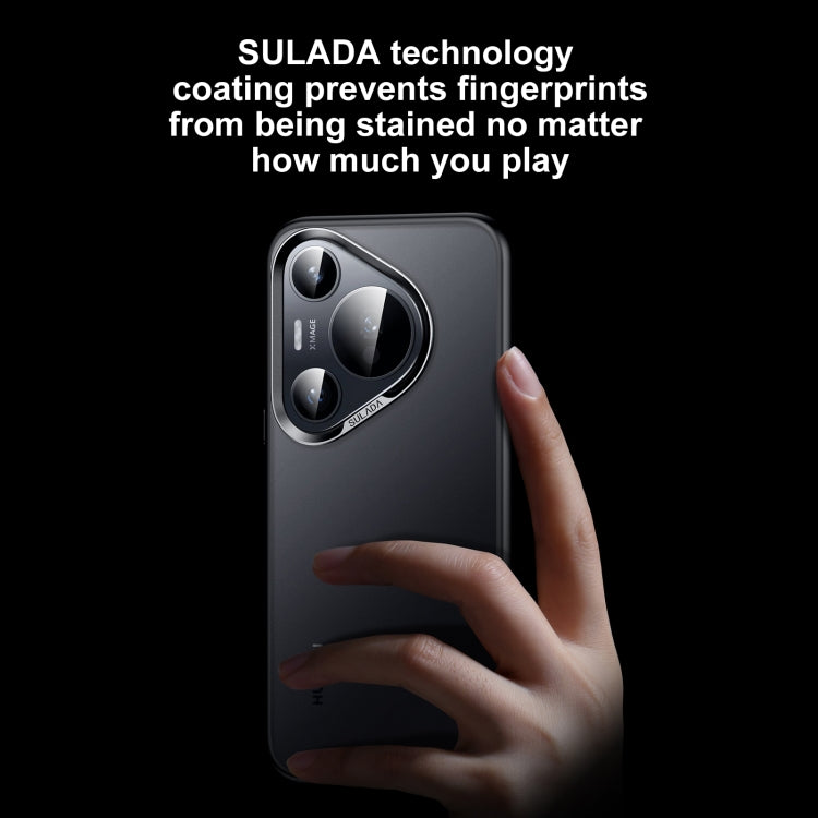 For Huawei Pura 70 Pro / 70 Pro+ SULADA Skin Feel Matte Shockproof Phone Case(Black) - Huawei Cases by SULADA | Online Shopping UK | buy2fix
