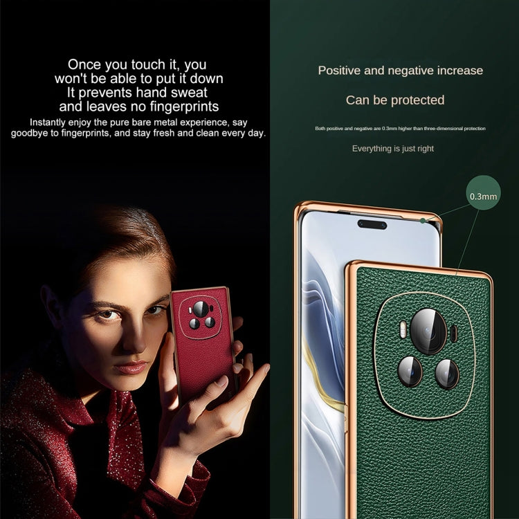 For Honor Magic5 Pro SULADA TPU + Litchi Texture Leather Phone Case(Black) - Honor Cases by SULADA | Online Shopping UK | buy2fix