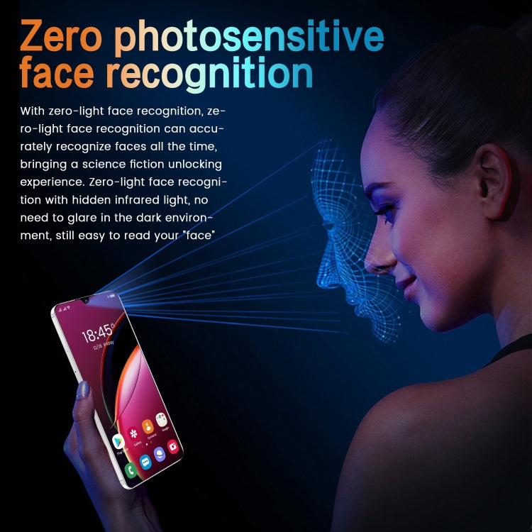 SDT90 / S25 Ultra, 2GB+16GB, 6.3 inch Screen, Face Identification, Android 10.0 MTK6737 Quad Core, Network: 4G, Dual SIM(Blue) - by buy2fix | Online Shopping UK | buy2fix