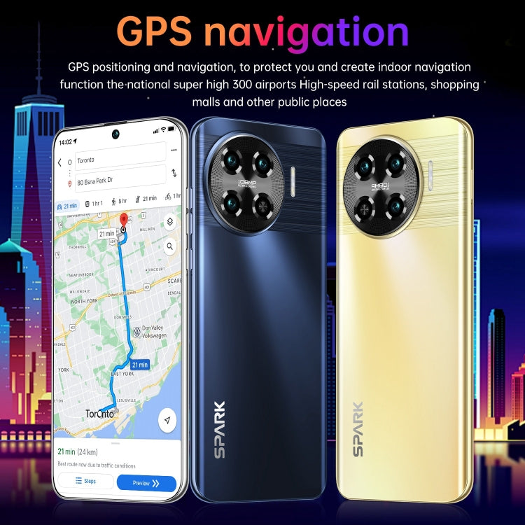VB16 / Spark 20 Pro+, 3GB+64GB, 6.8 inch Screen, Face Identification, Android 10.0 MTK6737 Quad Core, Network: 4G, Dual SIM(Gold) - by buy2fix | Online Shopping UK | buy2fix