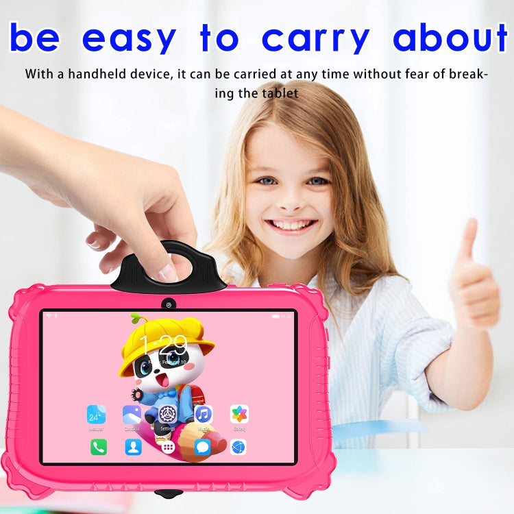 C79 Panda 7 inch WiFi Kids Tablet PC, 2GB+16GB, Android 7.0 MT6735 Octa Core CPU(Pink) - by buy2fix | Online Shopping UK | buy2fix