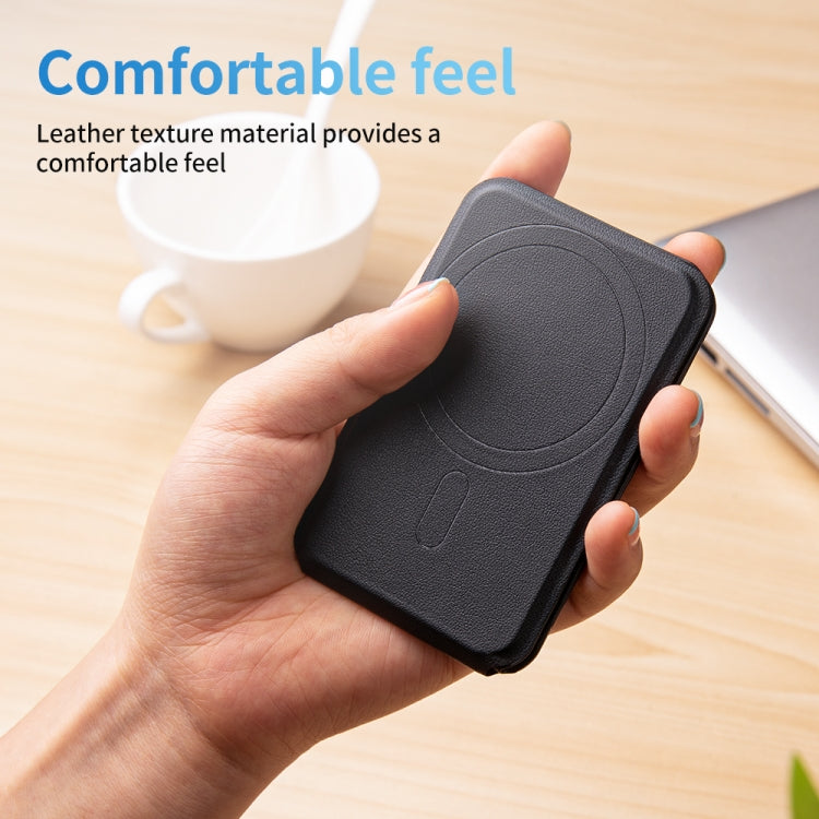 Magnetic Phone Desktop Folding Holder(Square Black) - Desktop Holder by buy2fix | Online Shopping UK | buy2fix