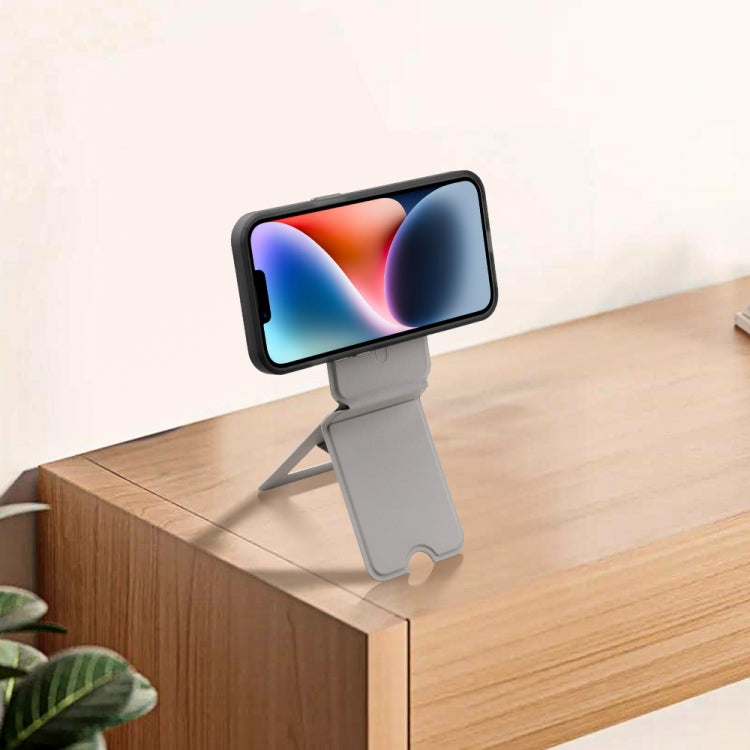 Magnetic Phone Desktop Folding Holder(Round Black) - Desktop Holder by buy2fix | Online Shopping UK | buy2fix