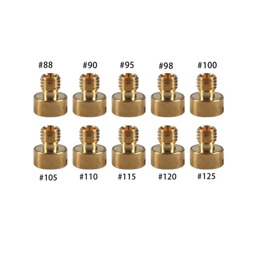 10pcs / Set Motorcycle Carburetor Nozzle for VM22-VM26 / 125CC-250CC(Yellow) by buy2fix
