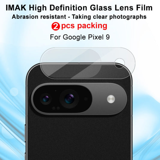 For Google Pixel 9 2pcs/Set imak HD Glass Rear Camera Lens Film by imak