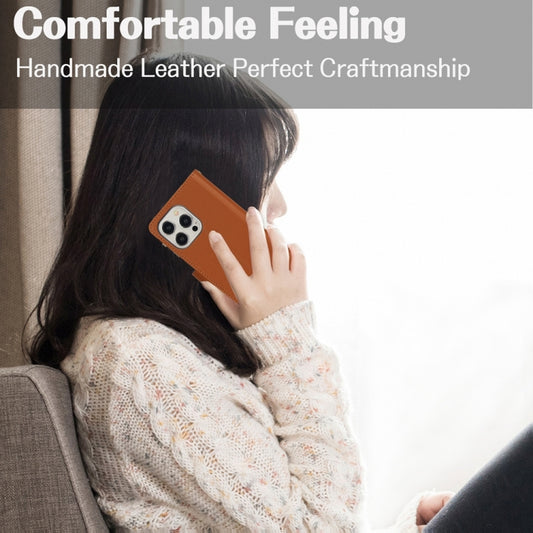 For iPhone 13 Pro Max YM016 Rhombic Zipper Card Wallet Leather Phone Case with Lanyard(Brown) - iPhone 13 Pro Max Cases by buy2fix | Online Shopping UK | buy2fix