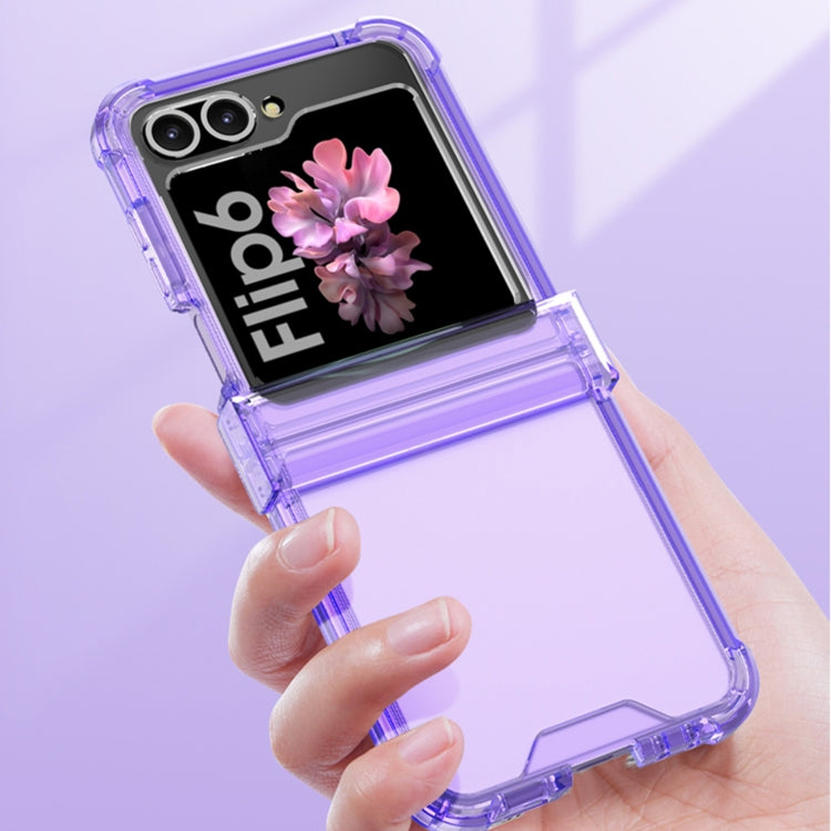 For Samsung Galaxy Z Flip6 / Flip7 FE GKK Airbag Hinge Full Coverage Phone Case with Tempered Film(Black) - Galaxy Z Flip6 5G Cases by GKK | Online Shopping UK | buy2fix