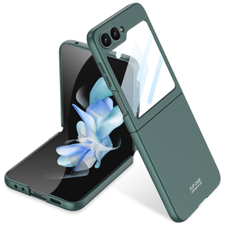 For Samsung Galaxy Z Flip6 / Flip7 FE GKK Integrated Ultra-thin Full Coverage Phone Case(Dark Night Green) - Galaxy Z Flip6 5G Cases by GKK | Online Shopping UK | buy2fix
