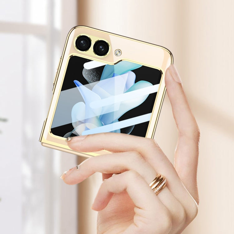 For Samsung Galaxy Z Flip6 / Flip7 FE GKK Integrated Electroplating Full Coverage Phone Case(Gold) - Galaxy Z Flip6 5G Cases by GKK | Online Shopping UK | buy2fix