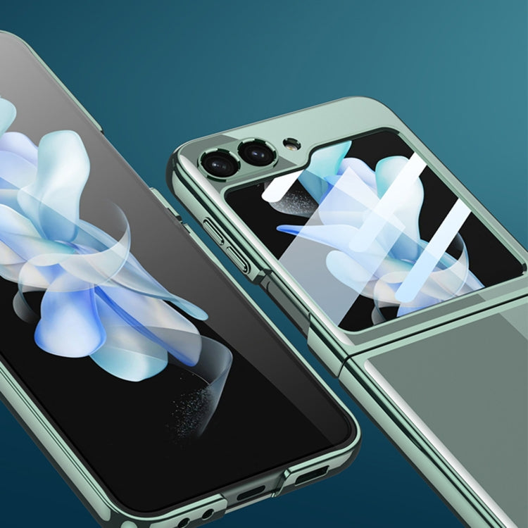 For Samsung Galaxy Z Flip6 / Flip7 FE GKK Integrated Electroplating Full Coverage Phone Case(Transparent) - Galaxy Z Flip6 5G Cases by GKK | Online Shopping UK | buy2fix