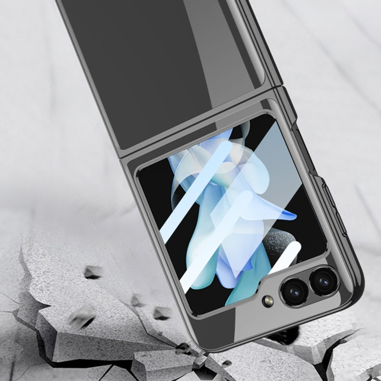 For Samsung Galaxy Z Flip6 / Flip7 FE GKK Integrated Electroplating Full Coverage Phone Case(Black) - Galaxy Z Flip6 5G Cases by GKK | Online Shopping UK | buy2fix