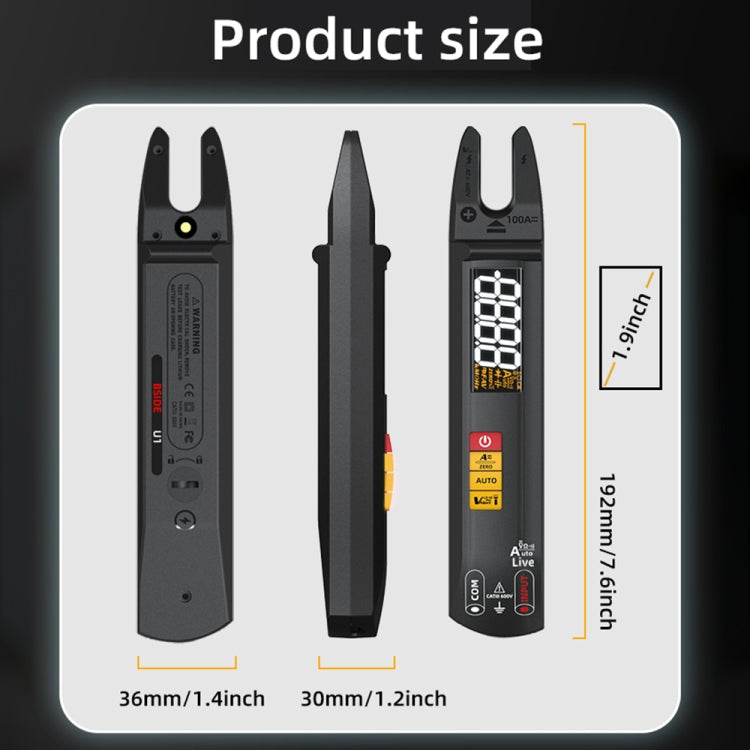 BSIDE U0 AC / DC Clamp Meter Electric Pen Current Digital Multimeter by BSIDE