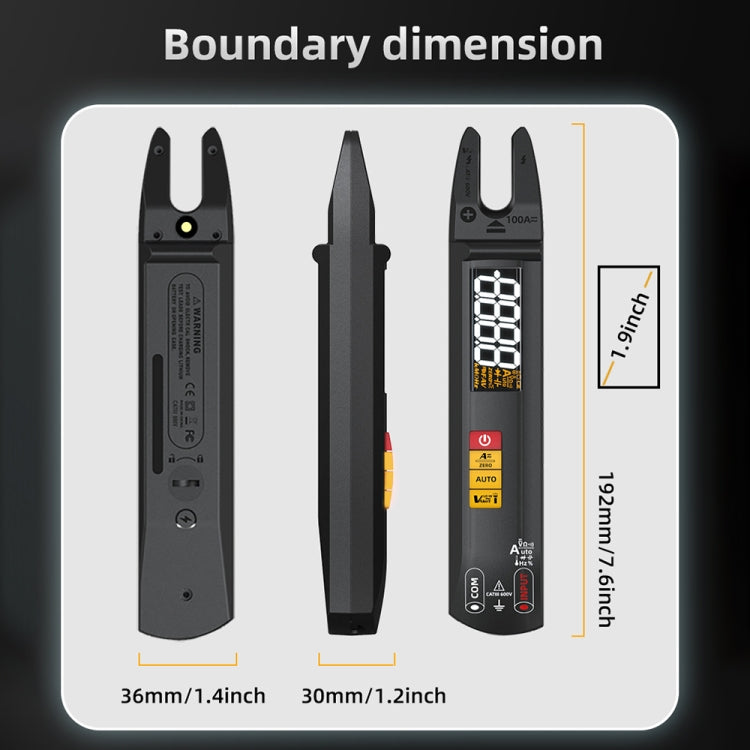 BSIDE U1 AC / DC Clamp Meter Electric Pen Current Digital Multimeter by BSIDE