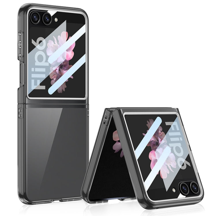 For Samsung Galaxy Z Flip6 / Flip7 FE GKK Integrated Ultra-thin Large Window PC Phone Case(Black) - Galaxy Z Flip6 5G Cases by GKK | Online Shopping UK | buy2fix