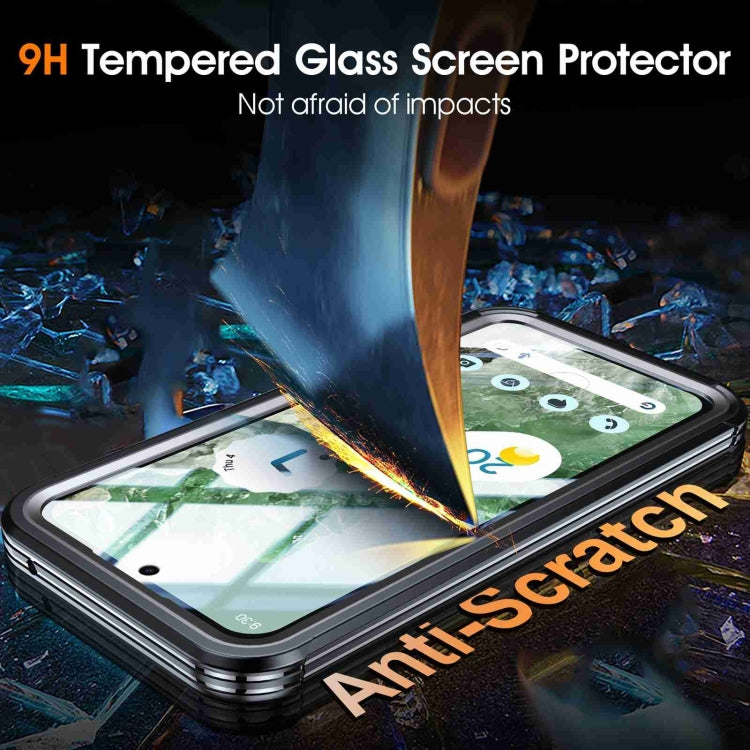 For Google Pixel 9 Pro XL RedPepper Transparent IP54 Life Waterproof Phone Case(Black) - Google Cases by RedPepper | Online Shopping UK | buy2fix