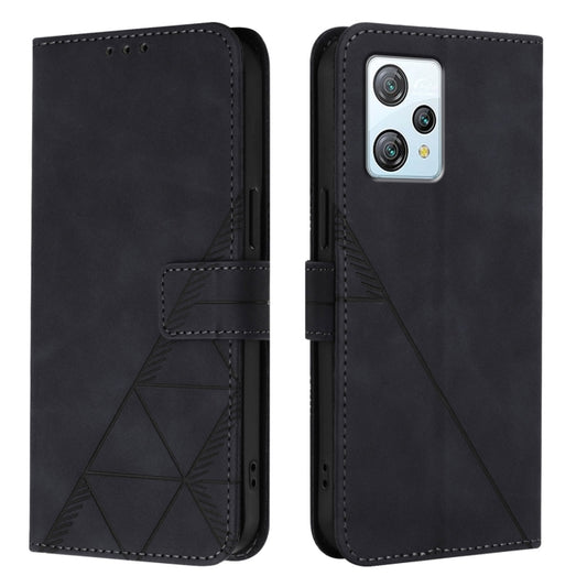 For Blackview A53 Crossbody 3D Embossed Flip Leather Phone Case(Black) by buy2fix
