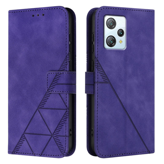 For Blackview A53 Crossbody 3D Embossed Flip Leather Phone Case(Purple) by buy2fix