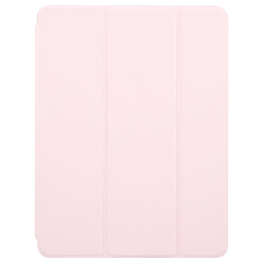 For iPad 10.2 2021 / 2020 / 2019 / Air 3 GEBEI Acrylic TPU 3-folding Rotating Smart Tablet Leather Case withh Pen Slot(Pink) - iPad 10.2 Cases by GEBEI | Online Shopping UK | buy2fix