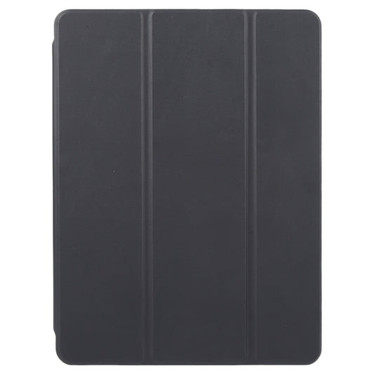 For iPad Pro 13 2025 / 2024 GEBEI Acrylic TPU 3-folding Rotating Smart Tablet Leather Case withh Pen Slot(Black) by GEBEI