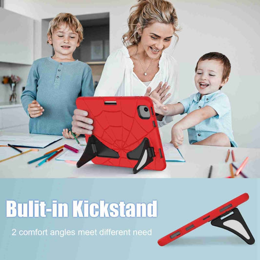 For iPad Air 11 2025 / 2024 Silicone + PC Shockproof Protective Tablet Case(Red Black) - iPad Air 11 2025 / 2024 Cases by buy2fix | Online Shopping UK | buy2fix