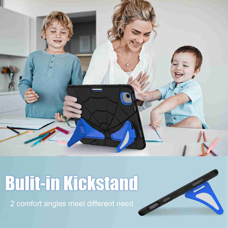 For iPad Air 11 2025 / 2024 Silicone + PC Shockproof Protective Tablet Case(Black Blue) - iPad Air 11 2025 / 2024 Cases by buy2fix | Online Shopping UK | buy2fix