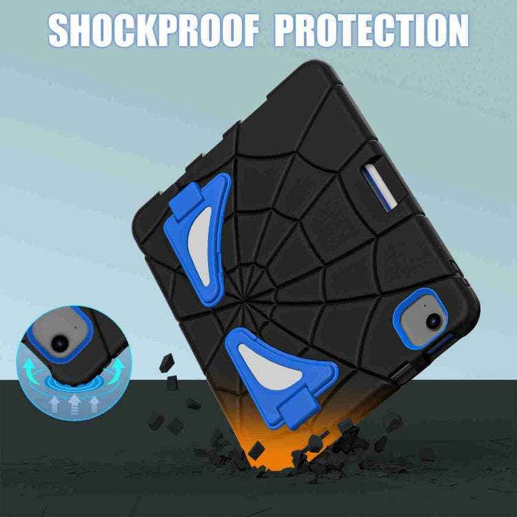 For iPad Air 11 2025 / 2024 Silicone + PC Shockproof Protective Tablet Case(Black Blue) - iPad Air 11 2025 / 2024 Cases by buy2fix | Online Shopping UK | buy2fix