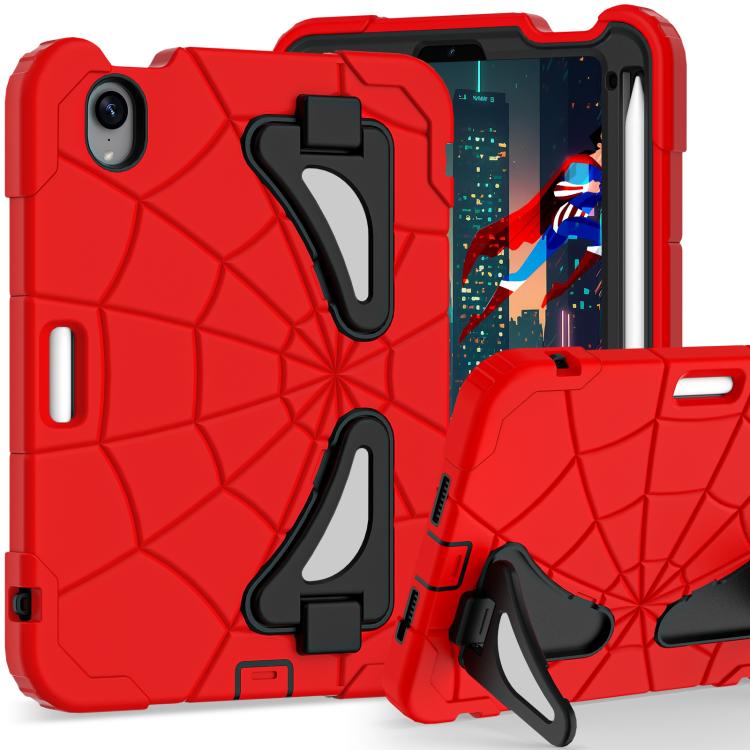 For iPad mini 2024 / mini 6 Silicone + PC Shockproof Protective Tablet Case(Red Black) - iPad mini 2024 Cases by buy2fix | Online Shopping UK | buy2fix