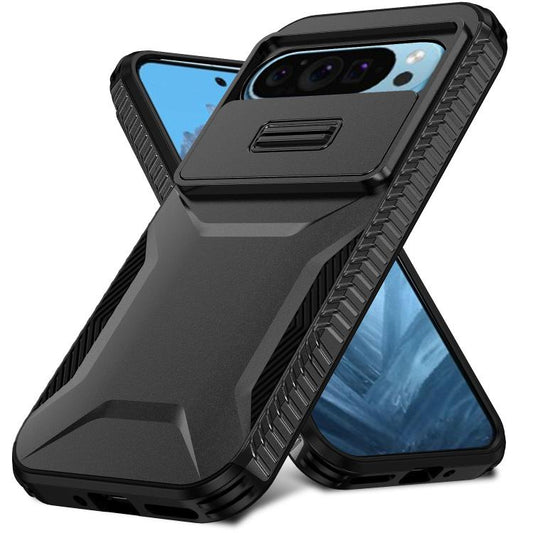 For Google Pixel 10 Pro / 10 / 9 Pro Sliding Camshield Phone Case(Black) - Google Cases by buy2fix | Online Shopping UK | buy2fix