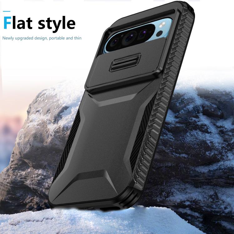 For Google Pixel 10 Pro / 10 / 9 Pro Sliding Camshield Phone Case(Black) - Google Cases by buy2fix | Online Shopping UK | buy2fix