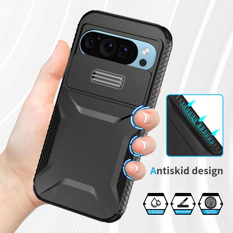 For Google Pixel 10 Pro / 10 / 9 Pro Sliding Camshield Phone Case(Black) - Google Cases by buy2fix | Online Shopping UK | buy2fix