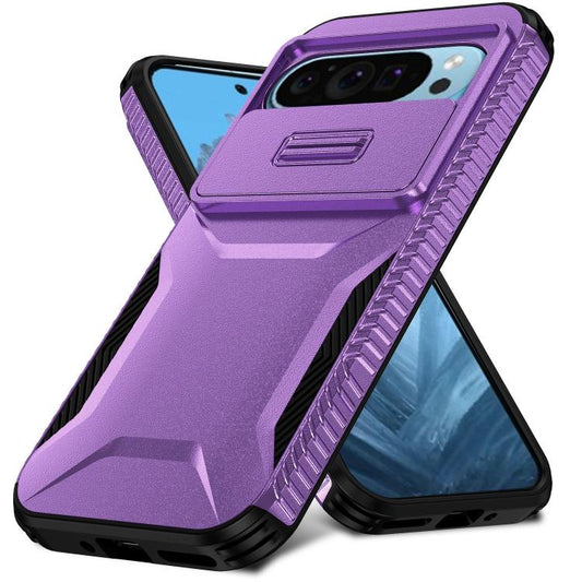 For Google Pixel 10 Pro / 10 / 9 Pro Sliding Camshield Phone Case(Purple) - Google Cases by buy2fix | Online Shopping UK | buy2fix