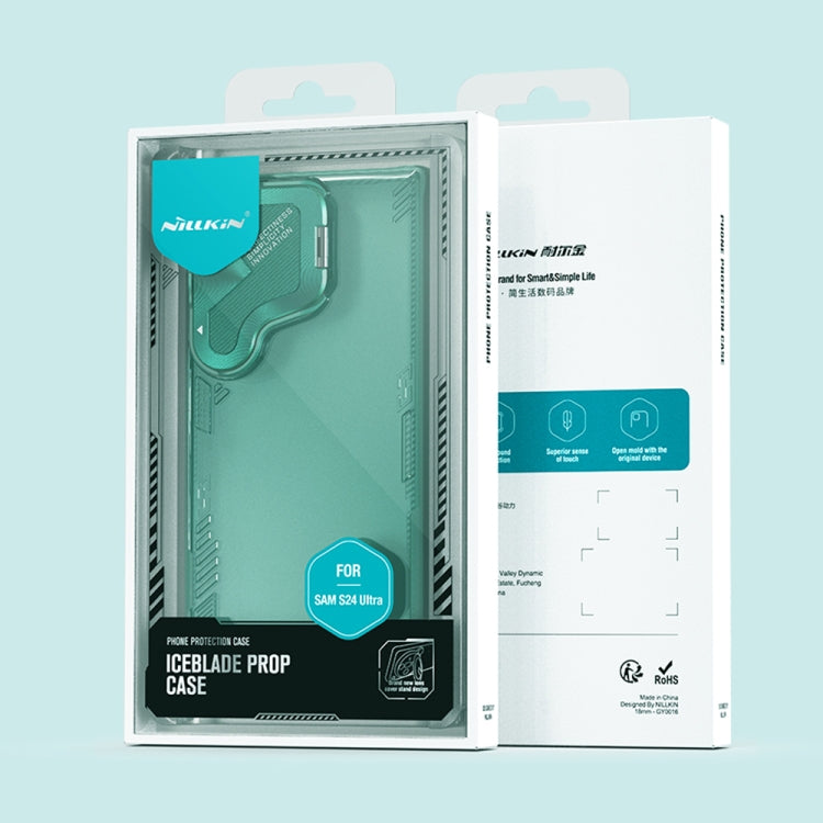 For Samsung Galaxy S24 Ultra 5G NILLKIN Ice Sky Prop Series Cover Version Phone Case(Green) - Galaxy S24 Ultra 5G Cases by NILLKIN | Online Shopping UK | buy2fix