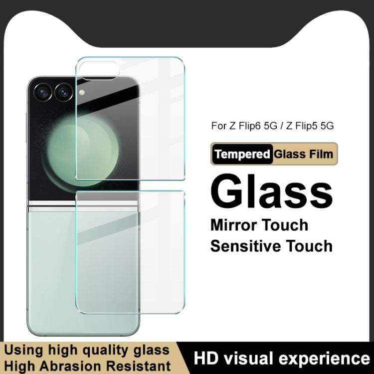 For Samsung Galaxy Z Flip5 IMAK H Series Tempered Back Glass Film Set - Galaxy Z Flip5 Cases by imak | Online Shopping UK | buy2fix