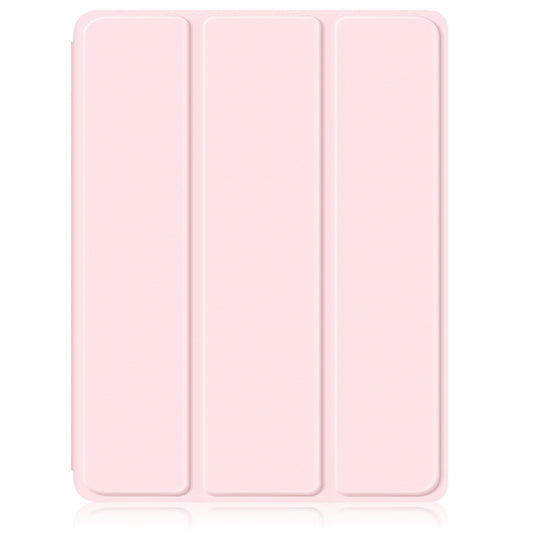 For iPad Air 11 2025 / 2024 Acrylic 3-Fold Smart Leather Tablet Case(Pink) by buy2fix