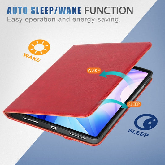 For iPad Air 13 2025 / 2024 Front Stand Smart TPU Leather Tablet Case(Red) - iPad Air 13 2025 / 2024 Cases by buy2fix | Online Shopping UK | buy2fix