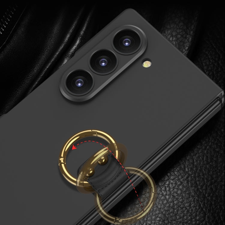 For Samsung Galaxy Z Flip6 / Flip7 FE GKK Accurate Hole Ultra-thin PC Phone Case with Ring Holder(Silver) - Galaxy Z Flip6 5G Cases by GKK | Online Shopping UK | buy2fix
