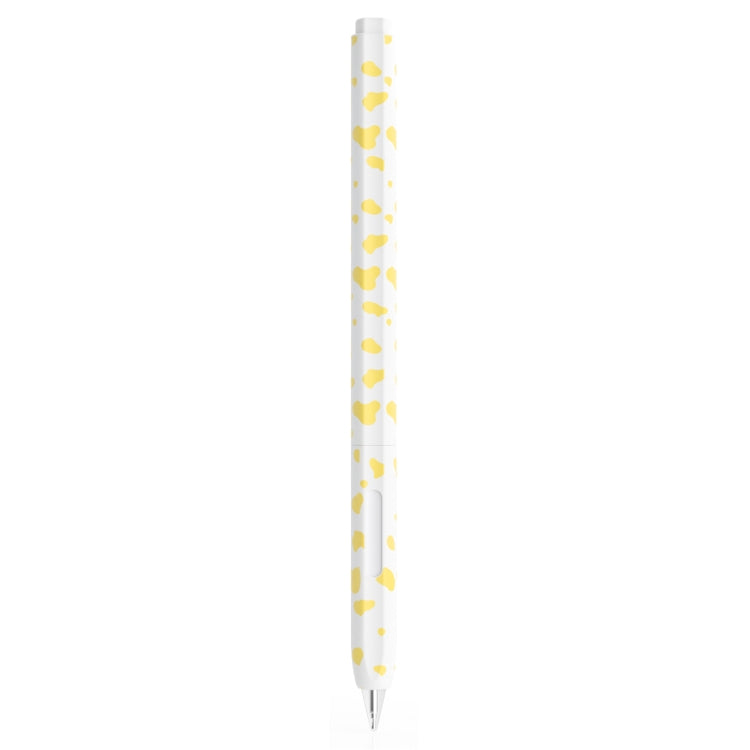 For Huawei M-Pencil 1 / 2 / 3 Cow Pattern Stylus Silicone Protective Cover(Yellow) - Pencil Accessories by buy2fix | Online Shopping UK | buy2fix