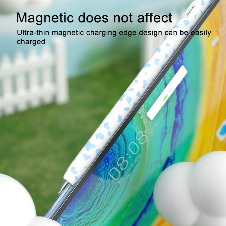 For Huawei M-Pencil 1 / 2 / 3 Cow Pattern Stylus Silicone Protective Cover(Yellow) - Pencil Accessories by buy2fix | Online Shopping UK | buy2fix