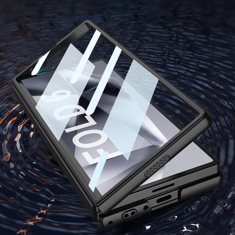 For Samsung Galaxy Z Fold6 GKK Integrated Accurate Hole Ultra-thin Square Ring Holder Phone Case(Titanium Grey) by GKK