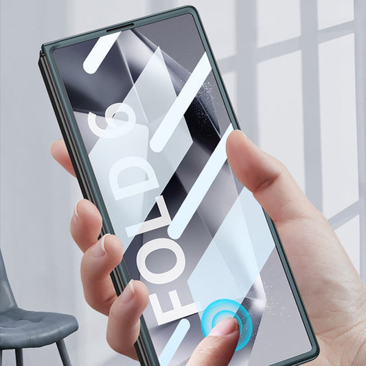 For Samsung Galaxy Z Fold6 GKK Integrated Accurate Hole Ultra-thin Square Ring Holder Phone Case(Silver) by GKK