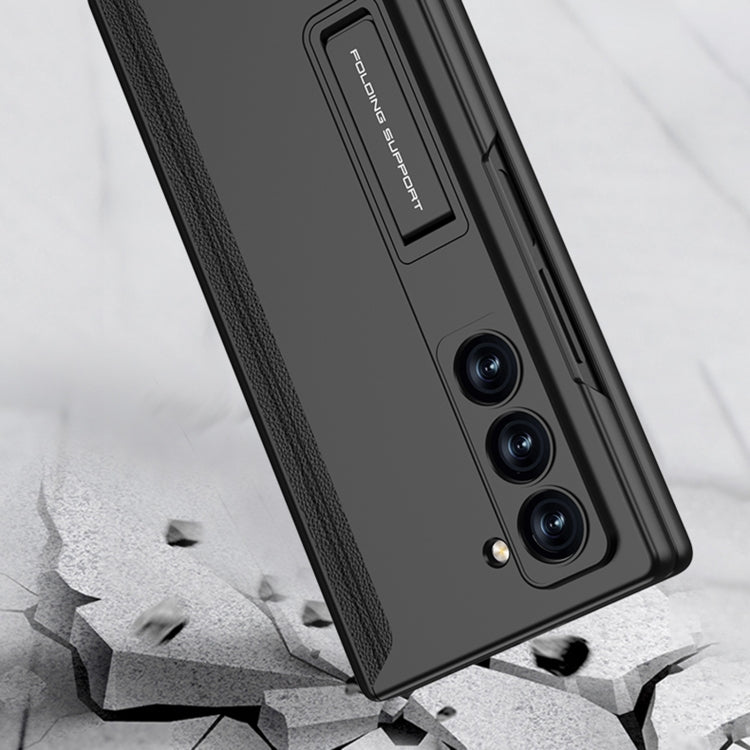 For Samsung Galaxy Z Fold6 GKK Integrated Anti Peep Full Coverage Magnetic Fold Phone Case(Grey) by GKK