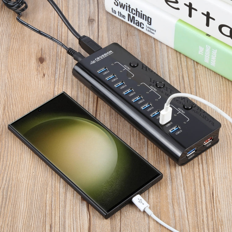 ORICO CRU3-H9C1 10 Port USB3.0 12V 4A HUB Power Adapter, Plug:AU Plug by ORICO