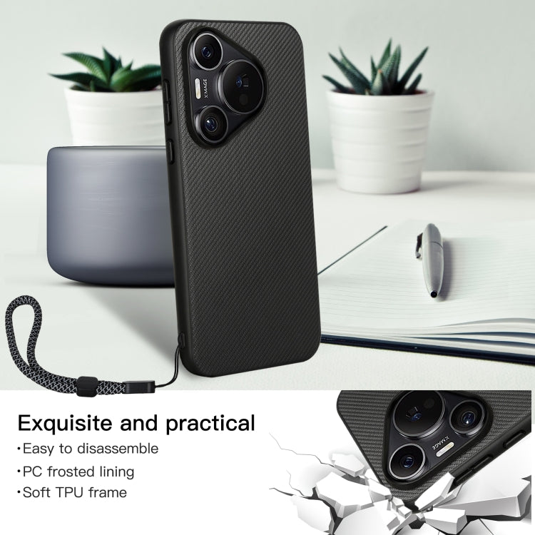 For Huawei Pura 70 Pro / 70 Pro+ ViLi TC Series Kevlar Carbon Fiber Texture Phone Case(Black) - Huawei Cases by ViLi | Online Shopping UK | buy2fix