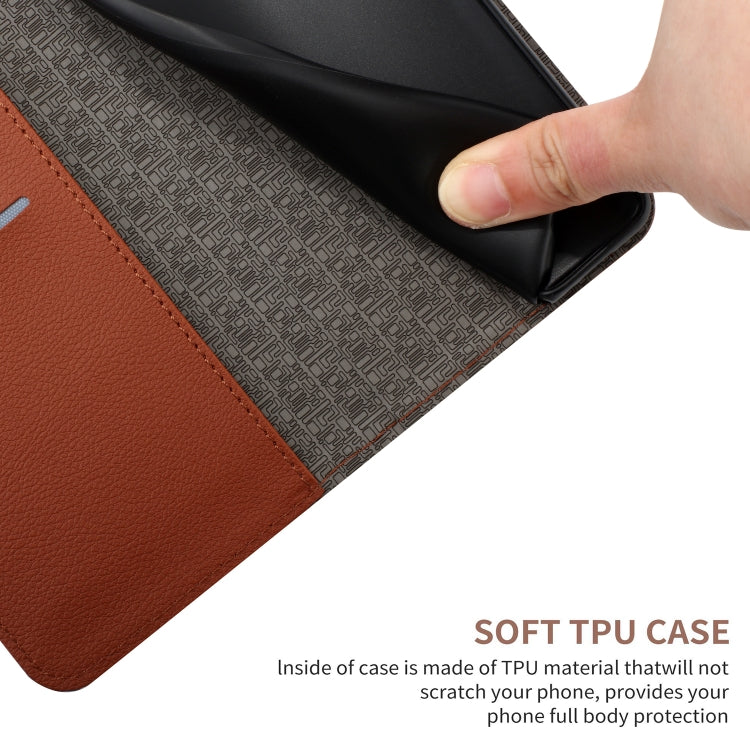 For Samsung Galaxy S25+ 5G Rhombic Grid Texture Leather Phone Case(Brown) - Galaxy S25+ 5G Cases by buy2fix | Online Shopping UK | buy2fix