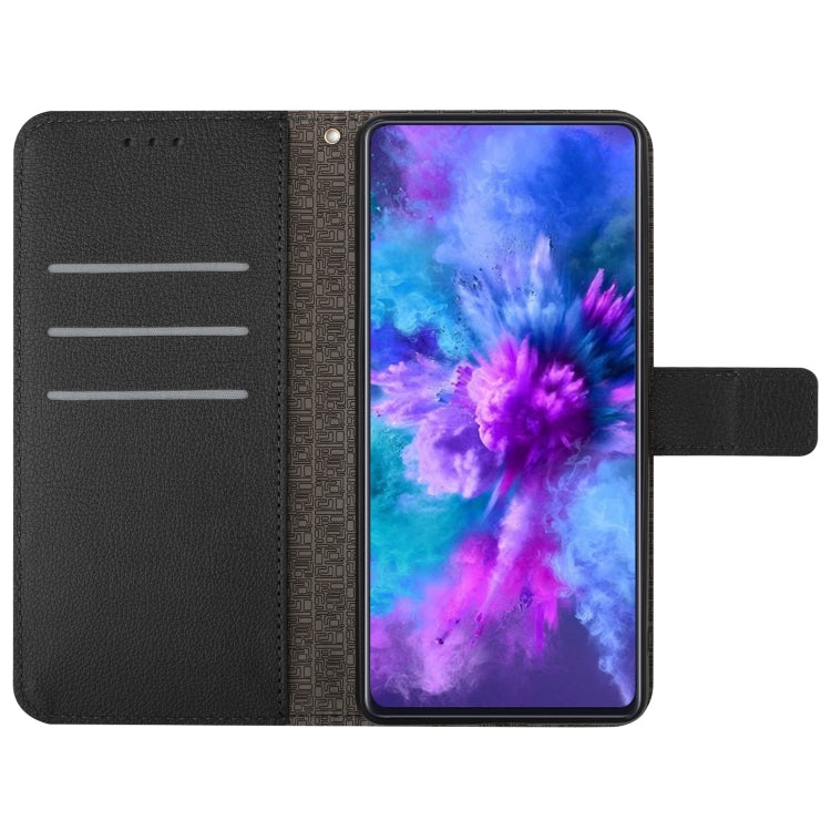 For Samsung Galaxy S25+ 5G Rhombic Grid Texture Leather Phone Case(Black) - Galaxy S25+ 5G Cases by buy2fix | Online Shopping UK | buy2fix