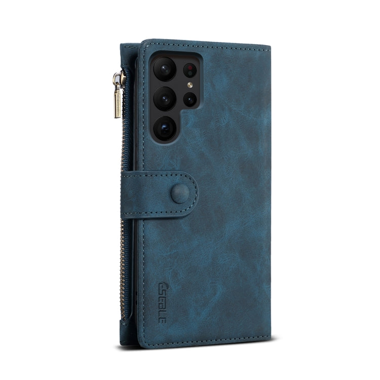 For Samsung Galaxy S24 Ultra 5G ESEBLE Retro Frosted RFID Flip Leather Phone Case(Dark Green) - Galaxy S24 Ultra 5G Cases by ESEBLE | Online Shopping UK | buy2fix