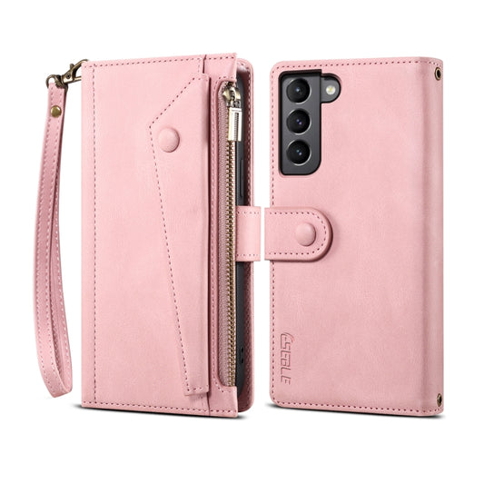 For Samsung Galaxy S24+ 5G ESEBLE Retro Frosted RFID Flip Leather Phone Case(Rose Gold) - Galaxy S24+ 5G Cases by ESEBLE | Online Shopping UK | buy2fix