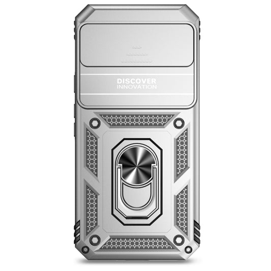 For Google Pixel 9 Pro Sliding Camshield Holder Phone Case(Silver) by buy2fix